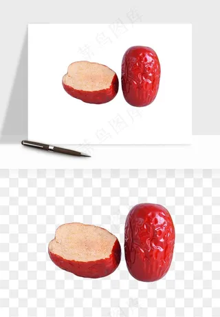 红枣大枣png免抠