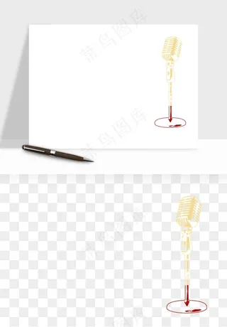 话筒直播麦克风png免抠