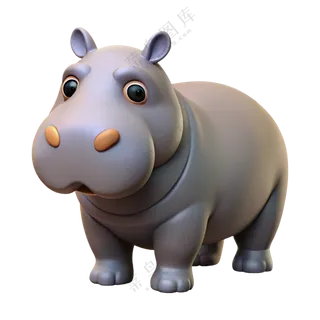 动物非洲小河马