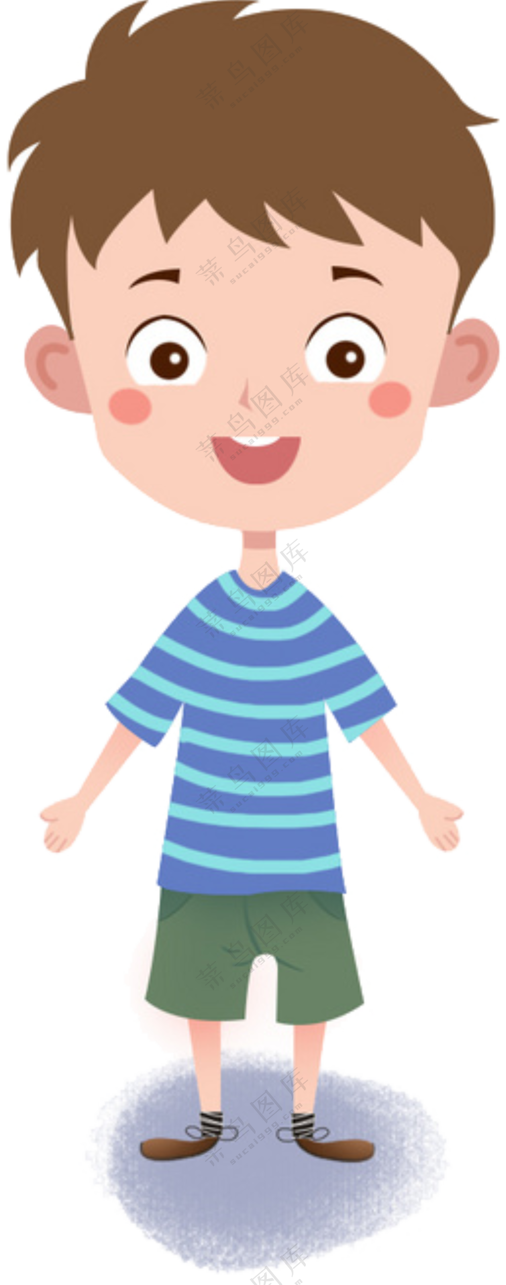 开朗开心大男孩免抠图片