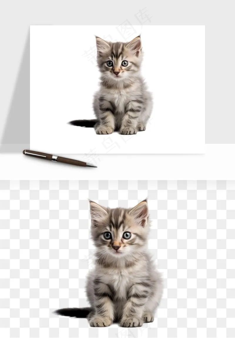 猫咪喵星人狗狗宠物元素png免抠