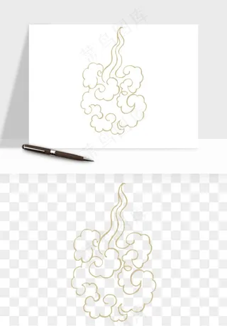 国潮祥云矢量png免抠