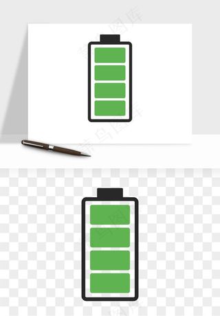 电池电量充电png免抠