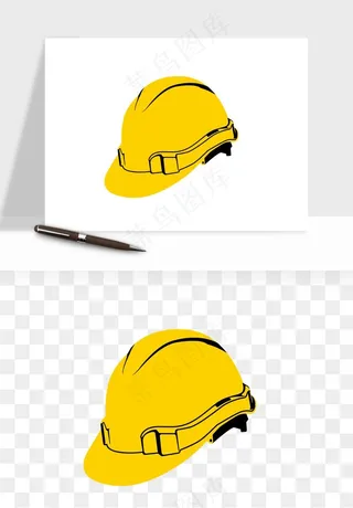 安全帽png免抠