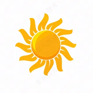 太阳天气卡通免抠