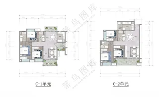 户型渲染家装户型图户型折页