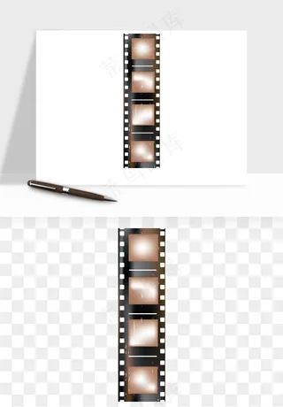 电影黑胶胶片png免抠