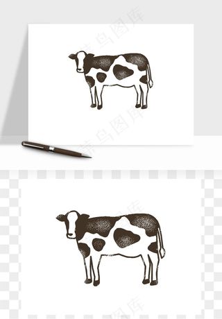 奶牛矢量