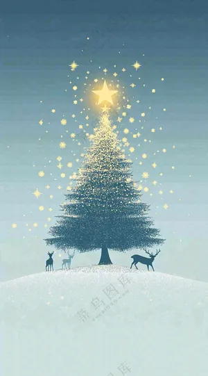 平安夜圣诞节背景