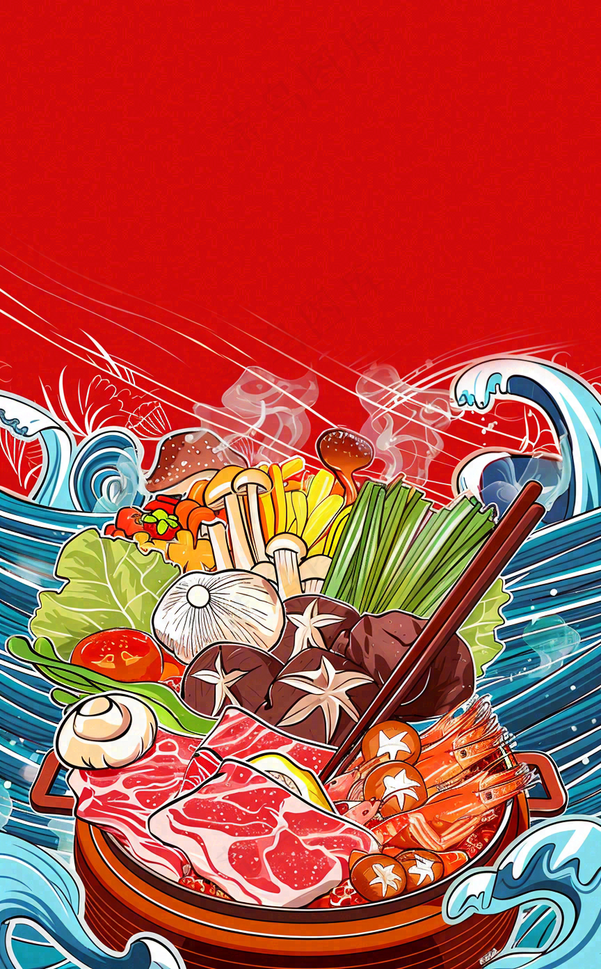 中餐美食食物背景