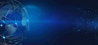 数码科技线光几何背景