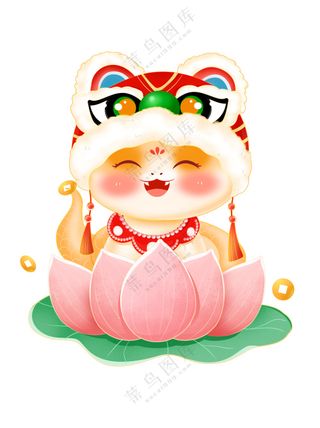 蛇年IP形象插画2025新春贺岁吉祥物蛇宝宝PSD文件-47