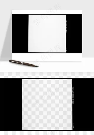 电影黑胶胶片元素png免抠