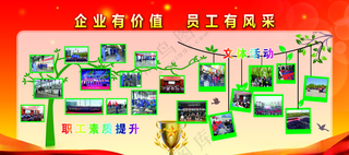 员工照片墙 活动照片墙个人风采教师风采