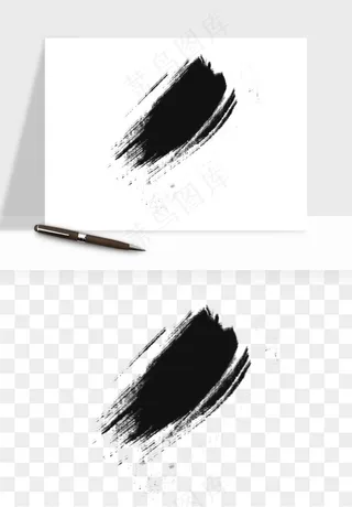 墨迹水墨圆圈圆环边框