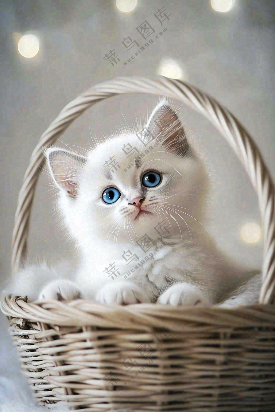 萌宠宠物猫咪动物可爱摄影图