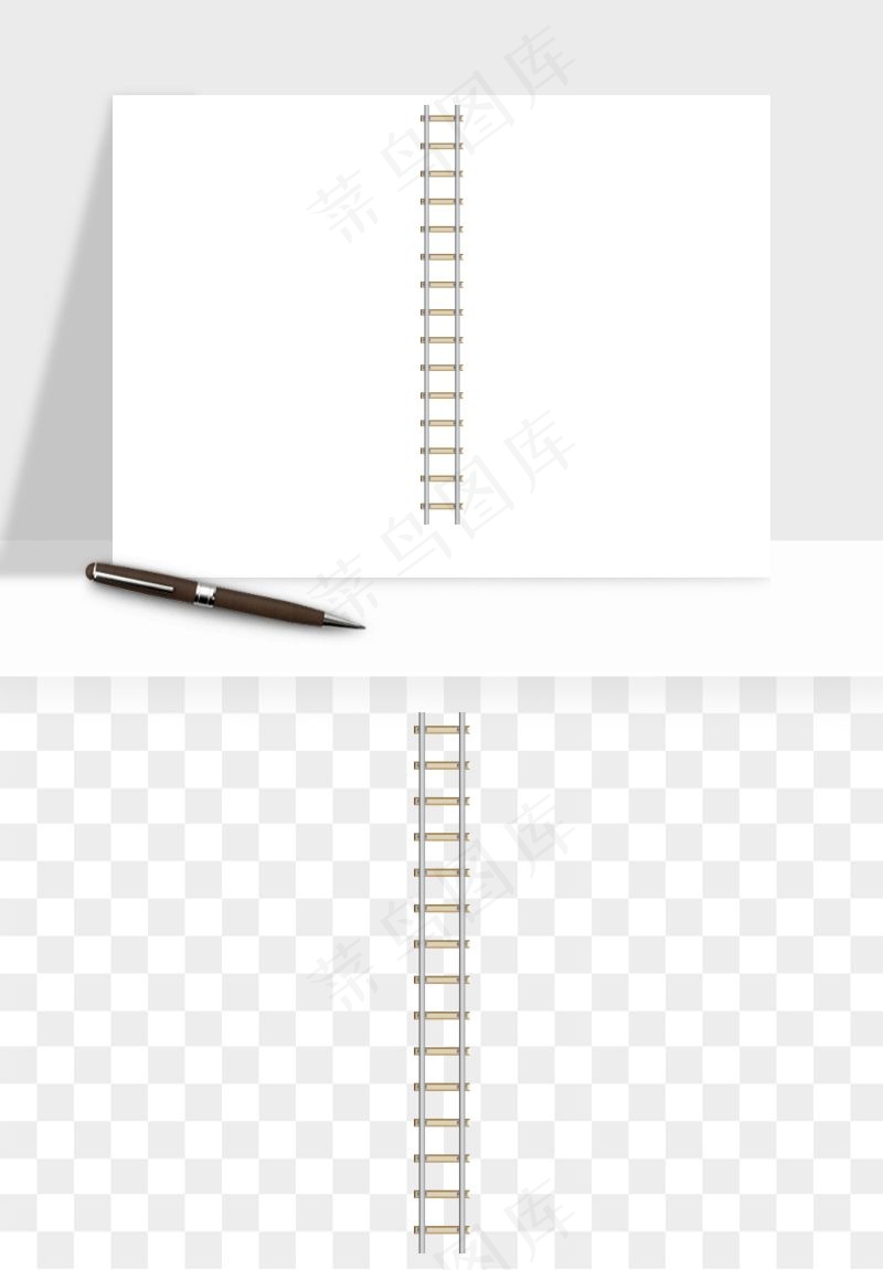铁路轨道png免抠