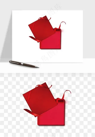礼盒礼物png免抠