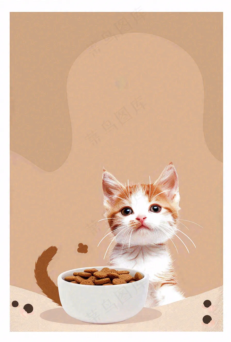 宠物常识宠物攻略猫狗卡通插画背景