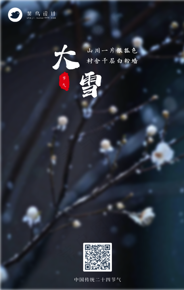 大雪手机海报