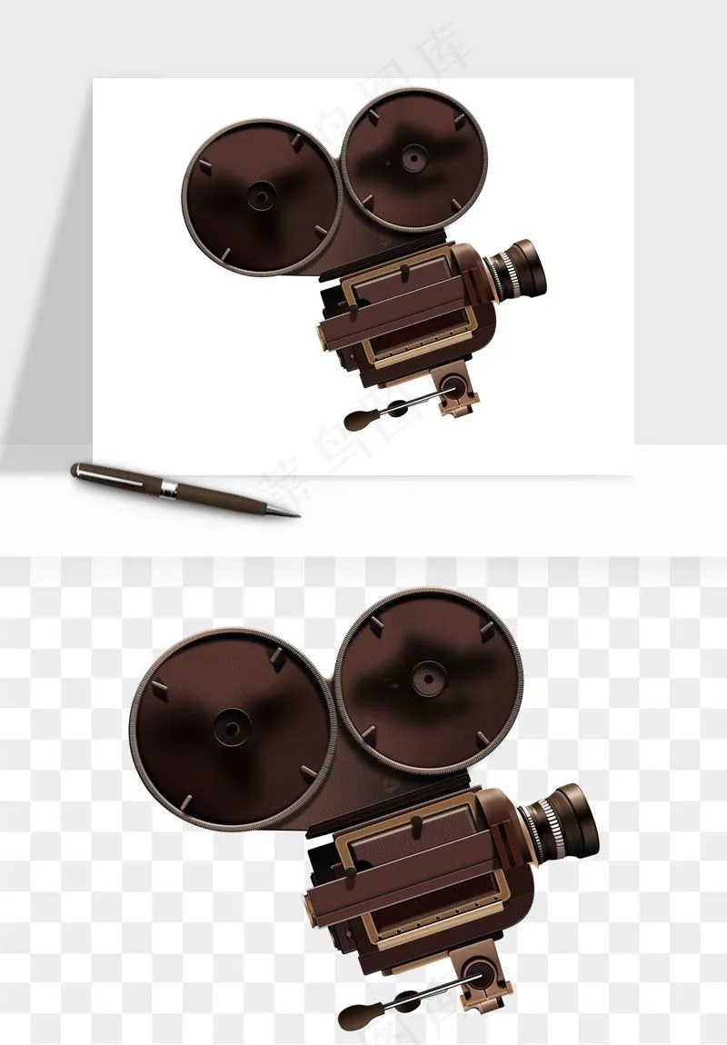 电影黑胶胶片png免抠