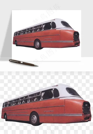 复古汽车交通工具png免抠