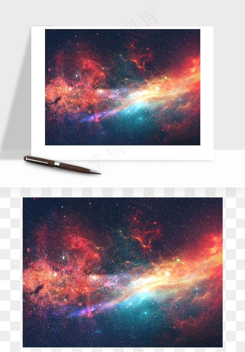 科幻星空宇宙银河系背景