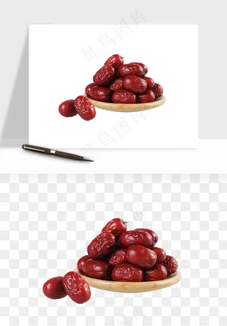 红枣大枣png免抠
