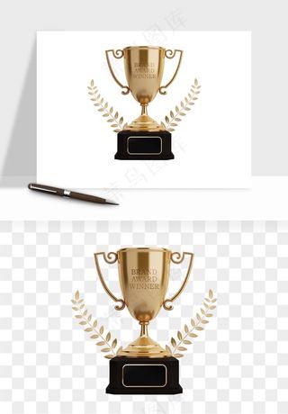 荣誉奖杯冠军金奖png免抠