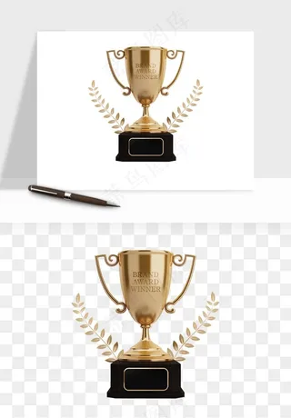 荣誉奖杯冠军金奖png免抠
