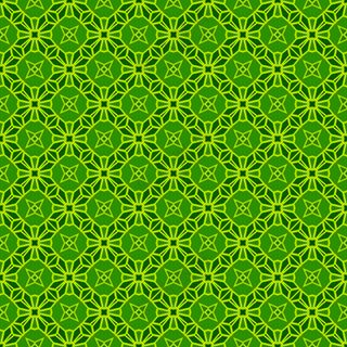 绿色几何花纹无缝图案