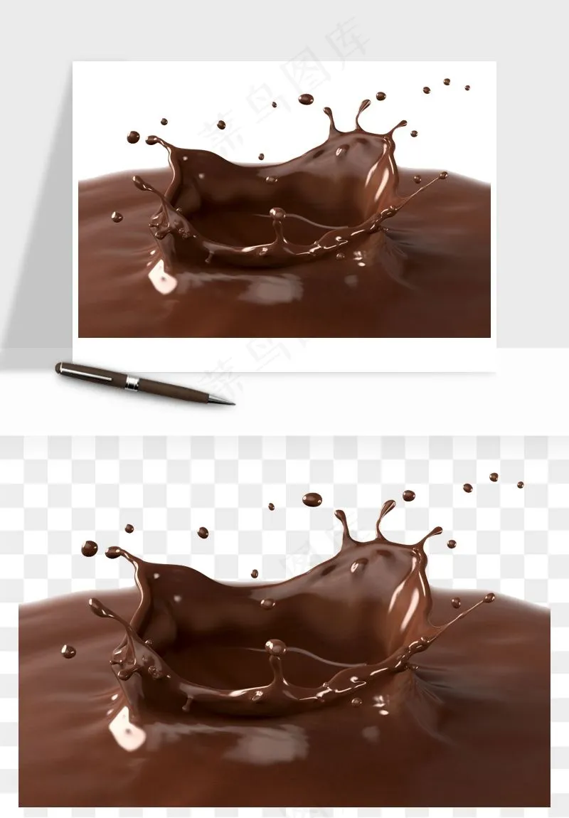 飞溅的牛奶牛奶杯元素png免抠