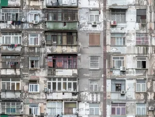 四方连续无缝年代建筑立面贴图