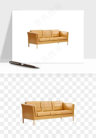 现代沙发家具png免抠