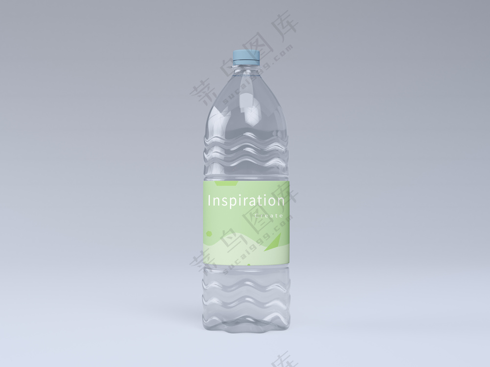 矿泉水瓶塑料瓶包装VI样机纯净水瓶子