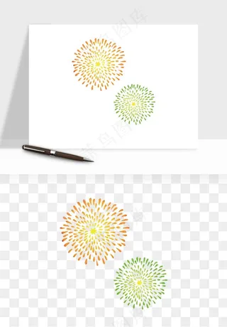 卡通烟花烟火礼花png免抠