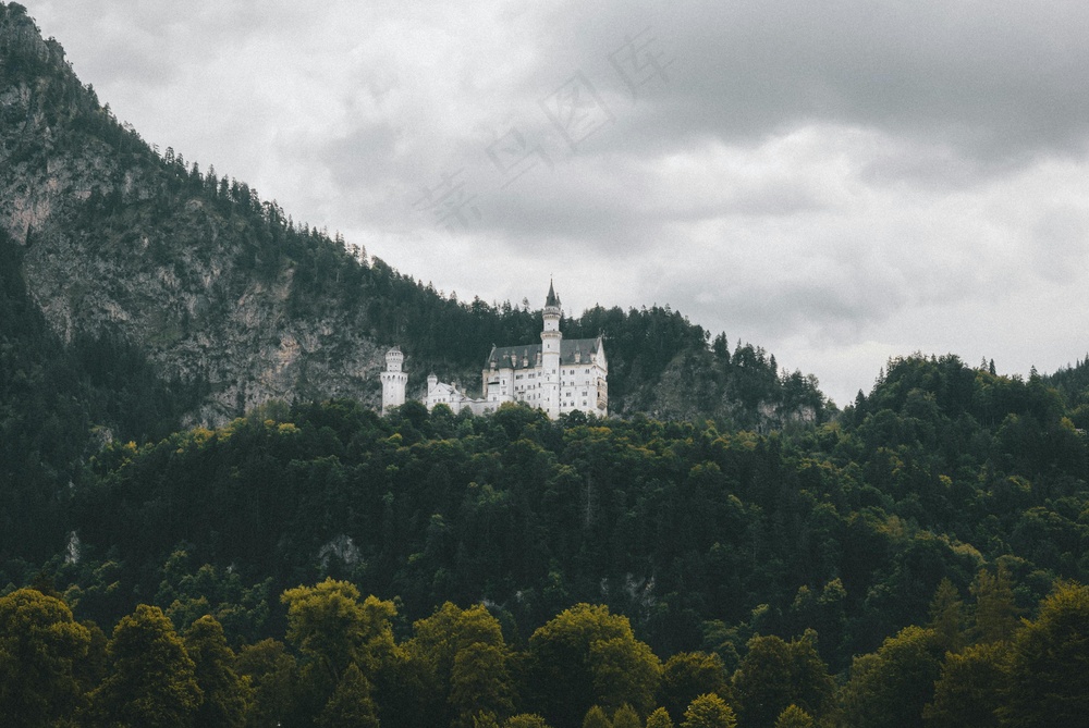 神秘莫测的山谷雾气缭绕