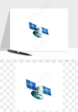 手绘卫星导航矢量png免抠图