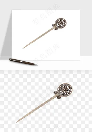 古风发簪头饰配饰png免抠