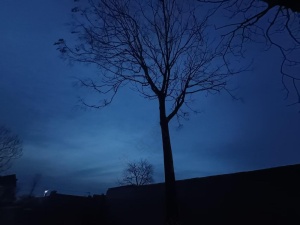 傍晚的天空