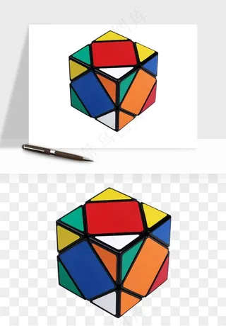 游戏魔方玩具png免抠