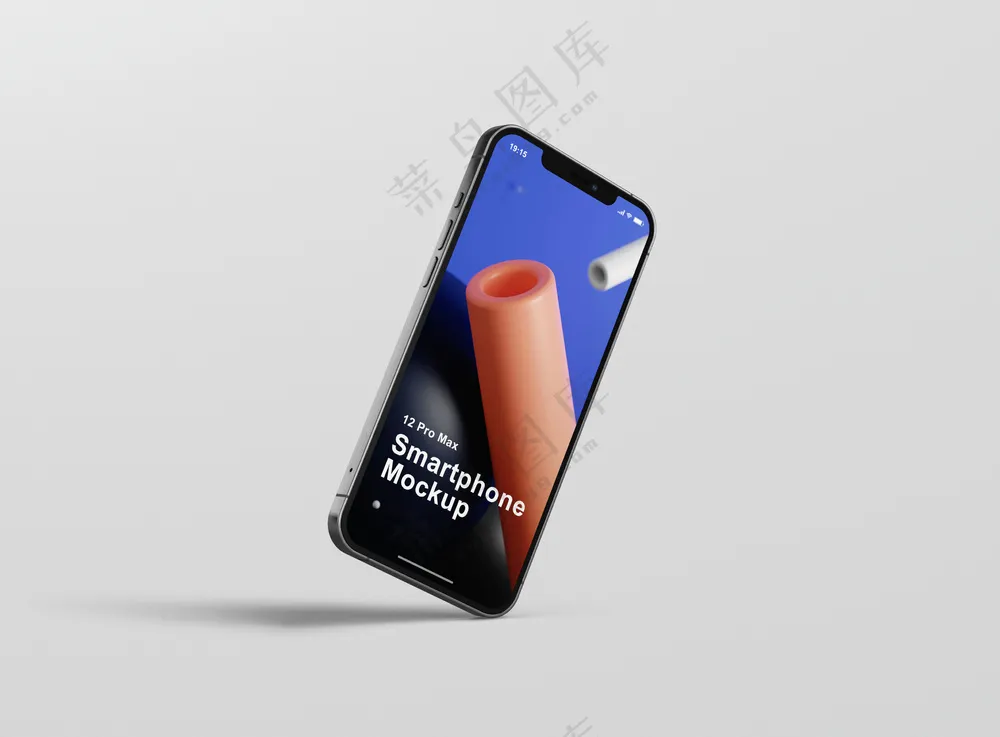 8多角度iphone12苹果手机样机多媒体UI界面APP作品展示模板