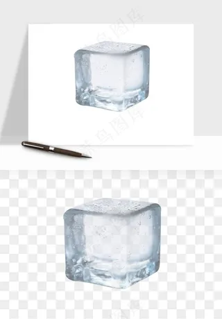 冰块清爽png免抠