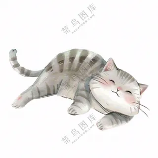萌宠宠物卡通小猫可爱免抠