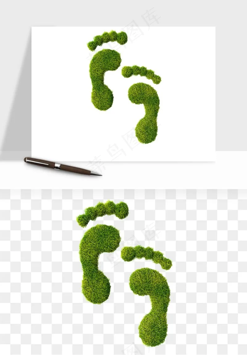 脚印脚丫鞋印png免抠