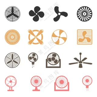 风扇元素图标