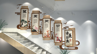 中医文化墙中国风文化墙中医理疗