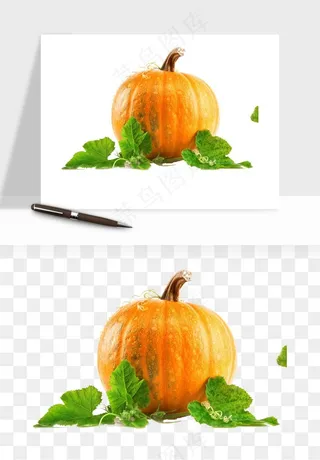 南瓜蔬菜png免抠