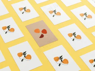 简约卡片展示样机