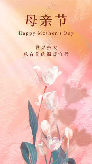 母亲节温馨海报图